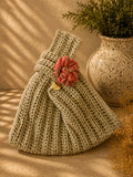 Pochette Manu da polso glitter oro