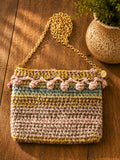 Pochette katerina intrecciata a mano