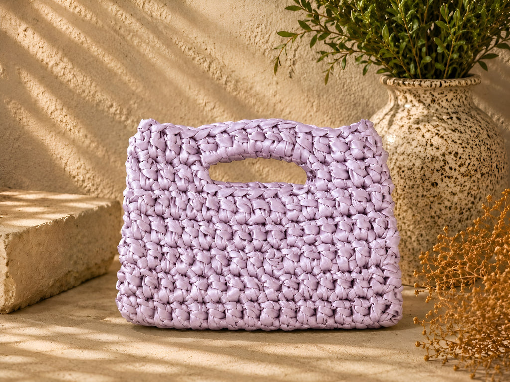 Borsa Giorgia intrecciata a mano